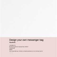 messenger bag