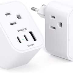 【2-Pack】 European Travel Plug Adapter Review: Essential for Europe!