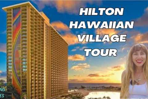 Hilton Hawaiian Village Waikiki Beach Full Tour             #hawaii #travel #food #travelvlog #beach