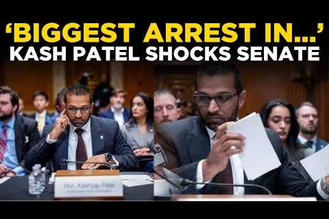 LIVE | Biggest Arrest In American History? Kash Patel SHOCKS Americans In Senate Clash | Trump News