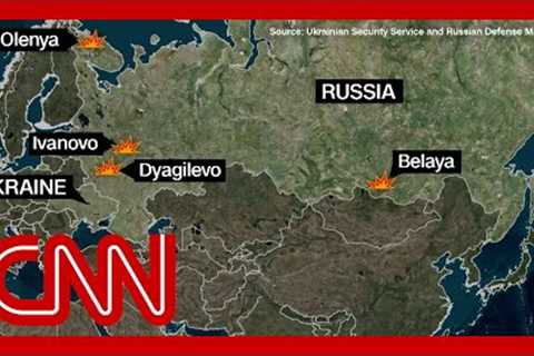 New images show extent of Ukraine''s surprise attack on Russia