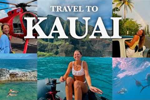 a week in hawaii vlog: *helicopter, secret caves, dolphins, and crazy raft rides*